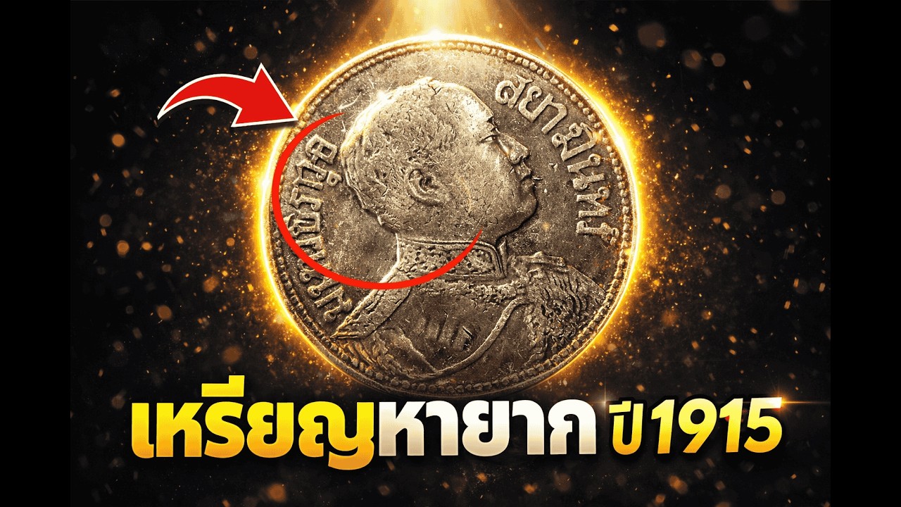 คุณเป็นเจ้าของเหรียญไทยปี 1915 เหรียญนี้หรือไม่? มันมีมูลค่า 4 ล้านบาท