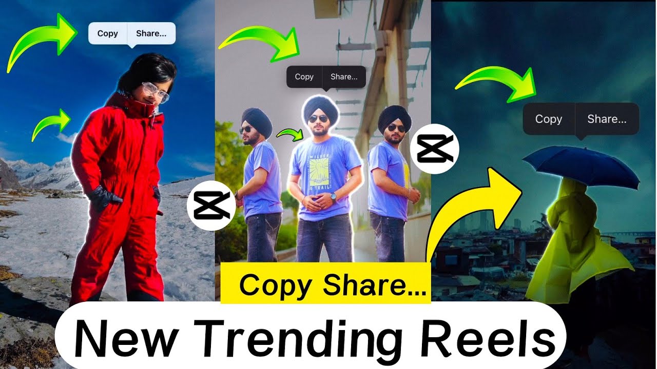 Copy Share Trend Tutorial | Trending Reels Photo Editing Instagram Viral Reel New | How To Make