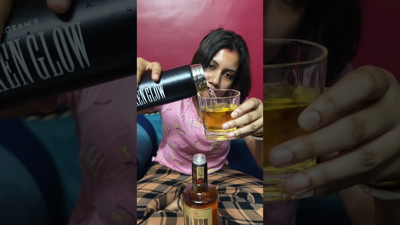 Aaj Chicken Pokora ke Saath Daaru Piya | Drinking Whisky #shorts #shortvideo #alcohol #whisky