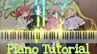 Kessoku Band - Blue Spring And Western Sky (Bocchi The Rock! Movie Theme) Easy Piano Tutorial