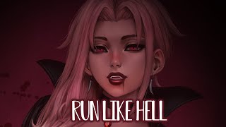 Nightcore - Biometrix - Run Like Hell (feat. Neoni) (Lyrics)