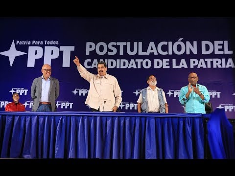 PPT proclamó a Nicolás Maduro como su candidato presidencial (evento completo)
