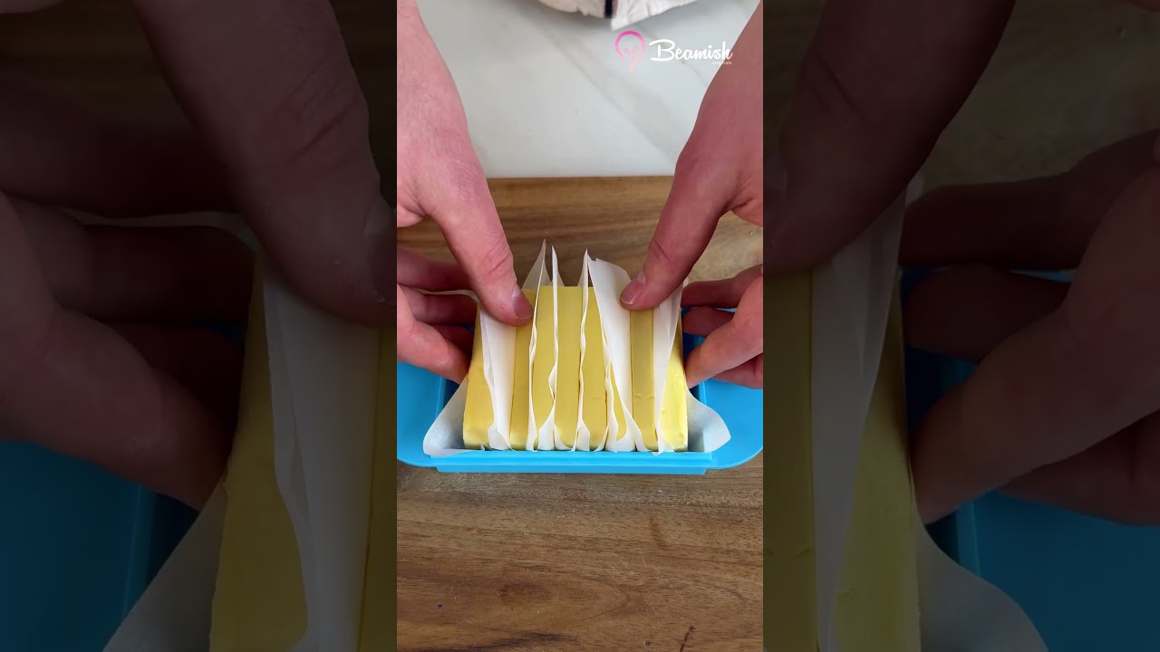How to cut butter easily 🧈 