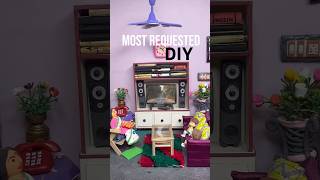 Easy and simple clay art || miniature craft idea for dollhouse #shorts #ytshorts #explore #trending
