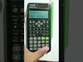 How to reset fx- 991 ES Plus #calculator