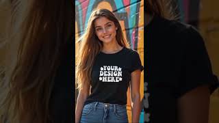 Realistic T Shirt Video Mockup Item Code Vm14 Dmcomment For Orderenquiry
