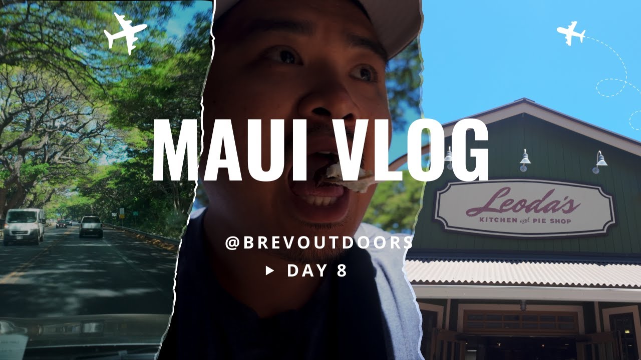 Maui Vlog 2025 Day 8 | Leoda's Kitchen & Pie, Lahaina, Ululani's Shaved Ice!