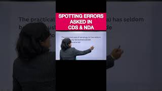50+ Spotting Errors For NDA &amp; CDS | CDS &amp; NDA 2026 | Must Watch! #cds #nda #ssccgl #sscchsl