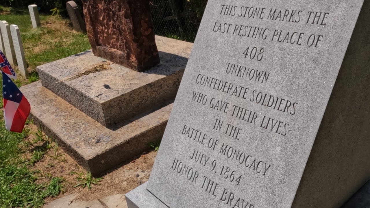 Frederick, MD - The Mt. Olivet Cemetery: "Confederate Row"