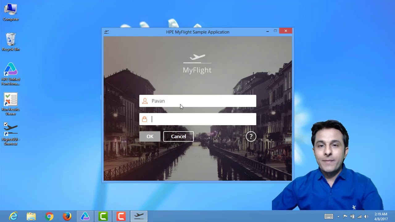 HP UFT / QTP 14.00  (Latest Version) : HP UFT - Sample Application (Application to be tested)