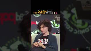 Sadie Sink Caught Finn Wolfhard Off Guard 😭🩷