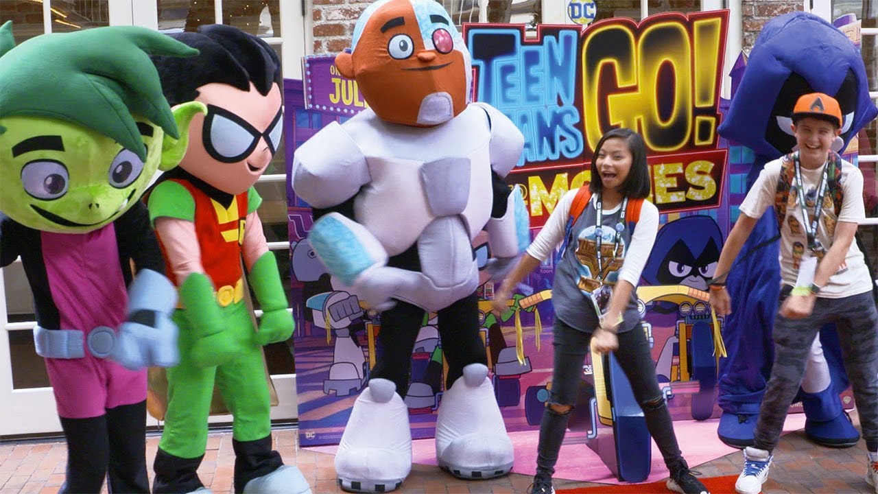 @dckids at Comic-Con! Teen Titans Go! To The Movies, Aquaman, Shazam! | @dckids