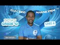 Grade 12 Physics Unit 4: 4.5 Faraday’s Law of electromagnetic Induction| Lucybridge Academy |