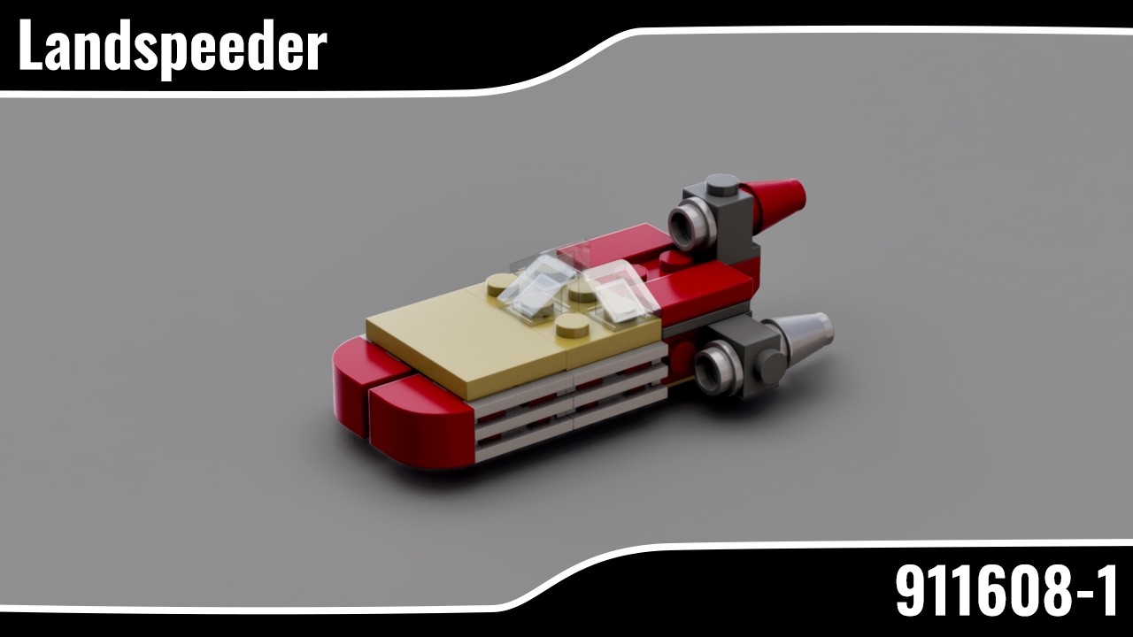 LEGO Star Wars - Landspeeder (911608-1) - Step by Step Assembly