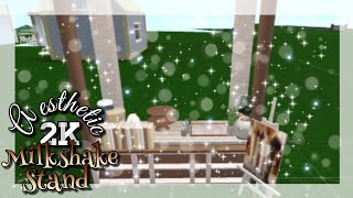 ROBLOX || Bloxburg: Aesthetic 2k Milkshake Stand!