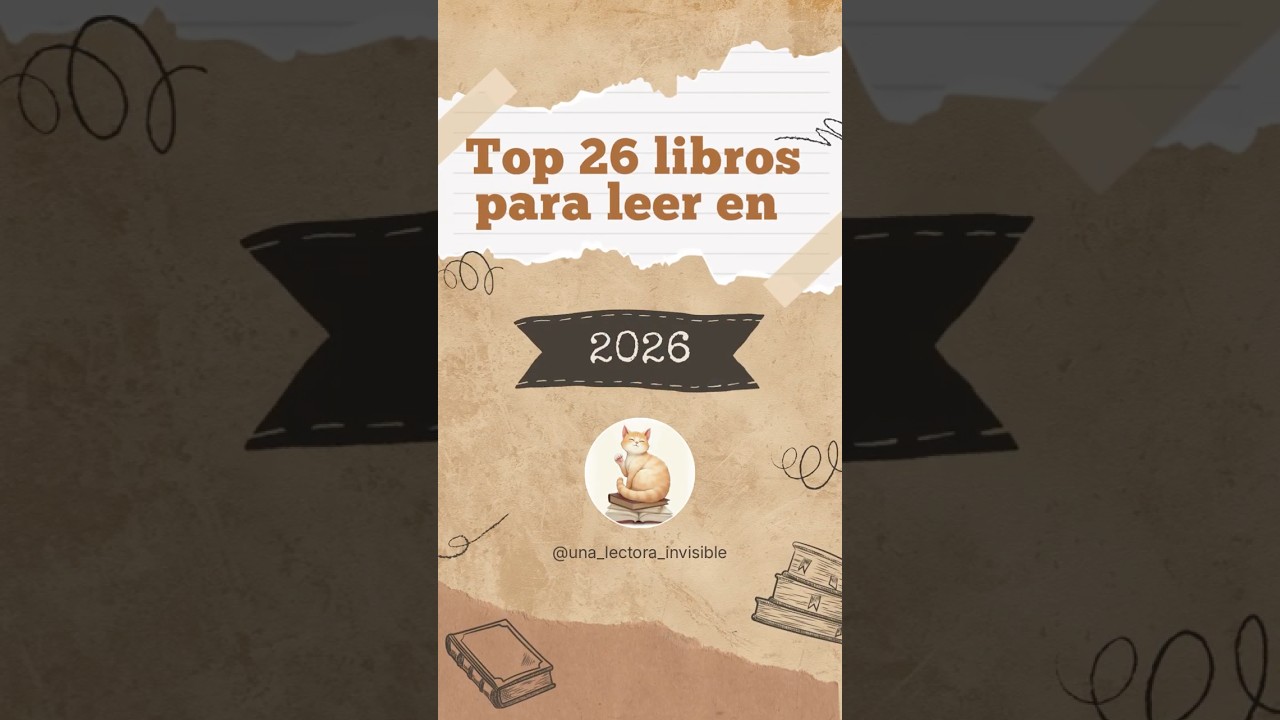 Top 26 libros para leer en 2026 📖💫✨