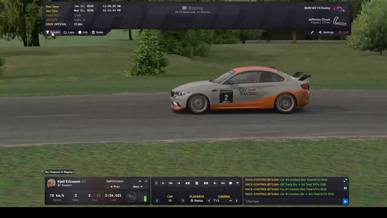 iRacing-BMW M2 Cup, Summit Point, 2026 01 13