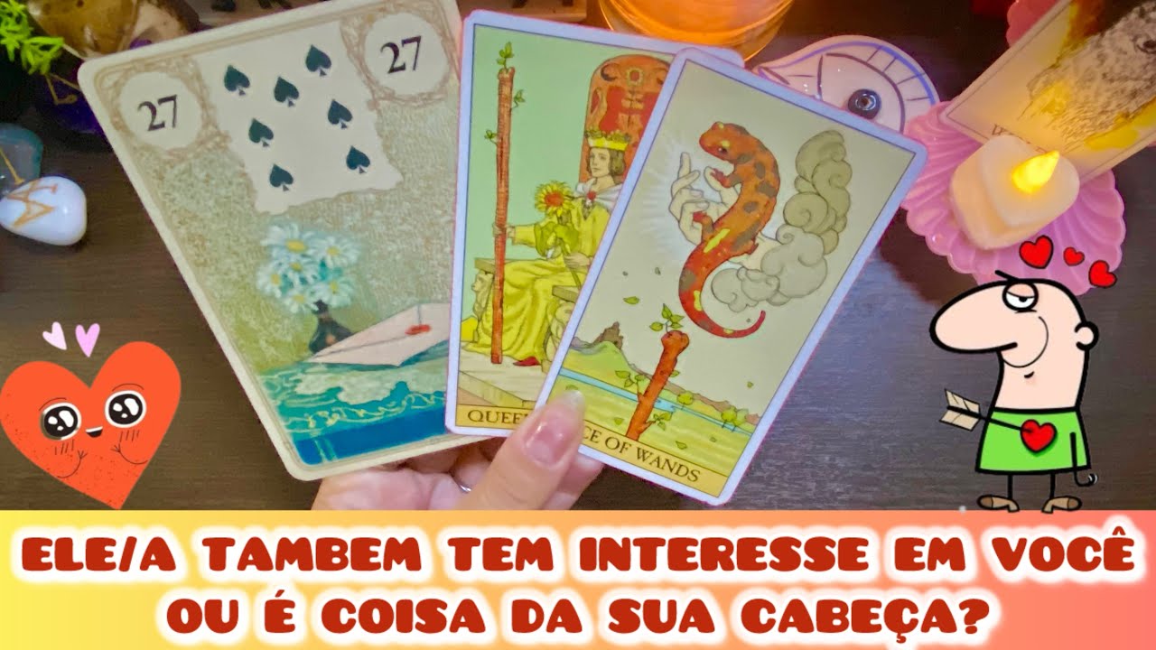 😏🔥 ELE/A TAMBEM TEM INTERESSE EM MIM OU É COISA DA MINHA CABEÇA? Tarot responde