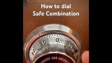 Safe dial full length video on our channel  #locksmith #combination #safe