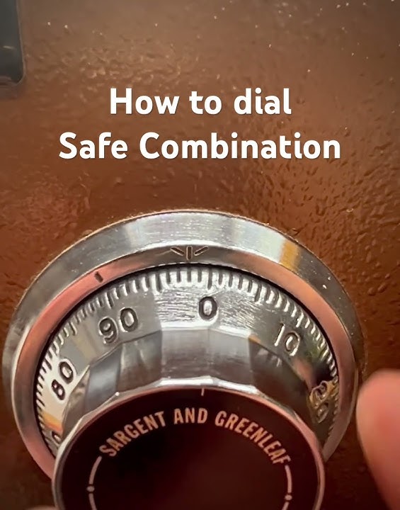 Safe dial full length video on our channel  #locksmith #combination #safe
