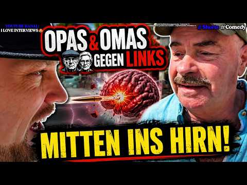 "Sie sind völlig schockiert!"😲"OPA & OMA GEGEN LINKS" werden FUCHSTEUFELSWILD - "Demo gegen Rechts"😂