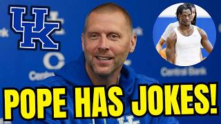 Mark Pope Tells Zoom Diallo Kentucky Had More Fans At Practice Than Washington Did At Games...