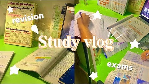 Study vlog #4 📚| Ôn thi giữa kì 🌷| revision for midterm exam ✨| Steven_Thịnh