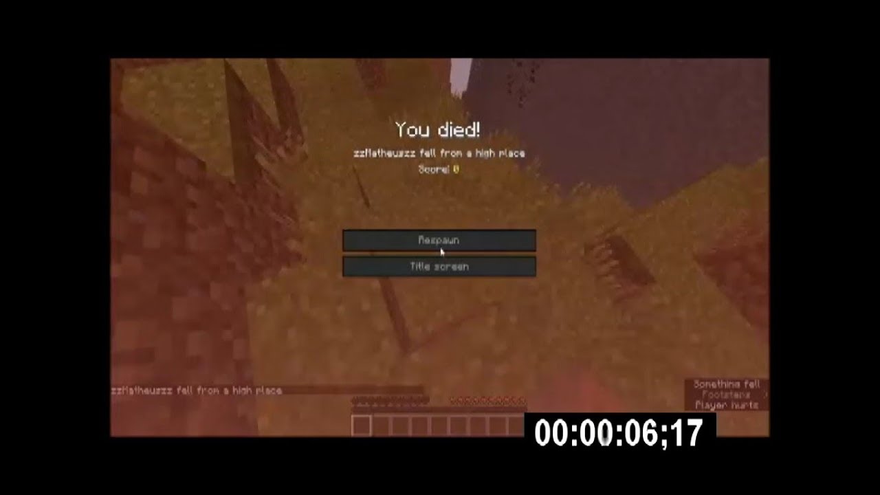 FASTEST DEATH ON MINECRAFT // NEW WORLD RECORD (6.17 sec) - YouTube