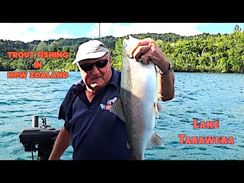 Ep 230, TROUT FISHING Lake TARAWERA For BIG TROUT in New Zealand