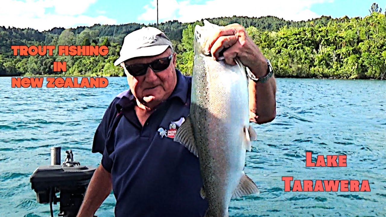 Эпизод 230, ЛОВЛЯ ФОРЕЛИ. Озеро ТАРАВЕРА. БОЛЬШАЯ ФОРЕЛЬ в Новой Зеландии.