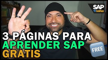 🆓 Aprende SAP gratis con estas 3 páginas