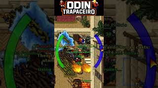 Esse monk pegou PK no time e tomou TRAP no Tibia #tibia #games #shorts #odintrapaceiro