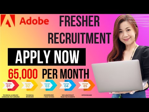 Adobe Freshers Off Campus Recruitment Drive 2023