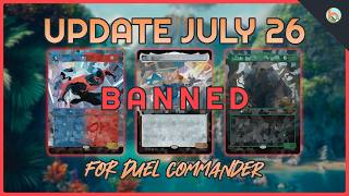 DUEL COMMANDER B&R UPDATE - JULY 2026 │MTG│bitzelberg screenshot 1