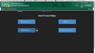VoiceThread Assignment Builder Blackboard UAA
