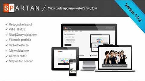 Spartan clean responsive business template | Themeforest Website Templates and Themes
