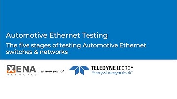 Testing Automotive Ethernet - 5 Challenges