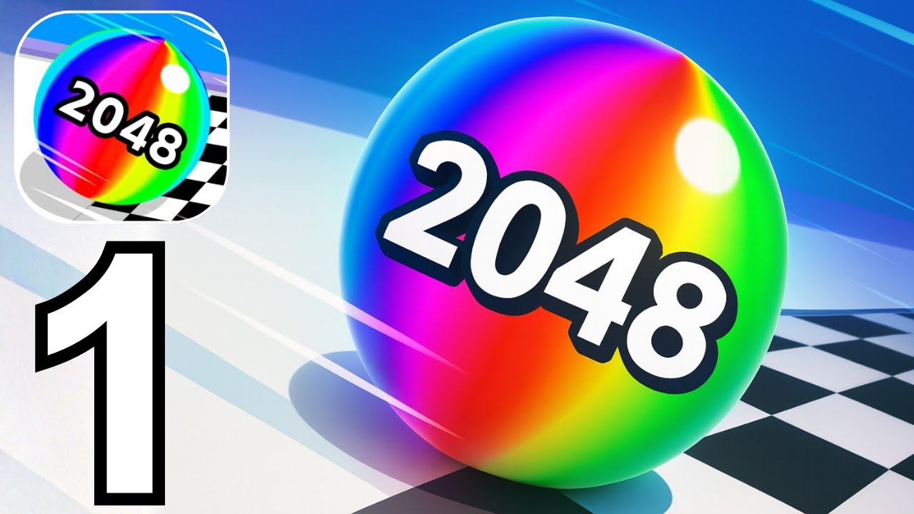 Ball Run 2048 Part 1 Gameplay Walkthrough Android IOS