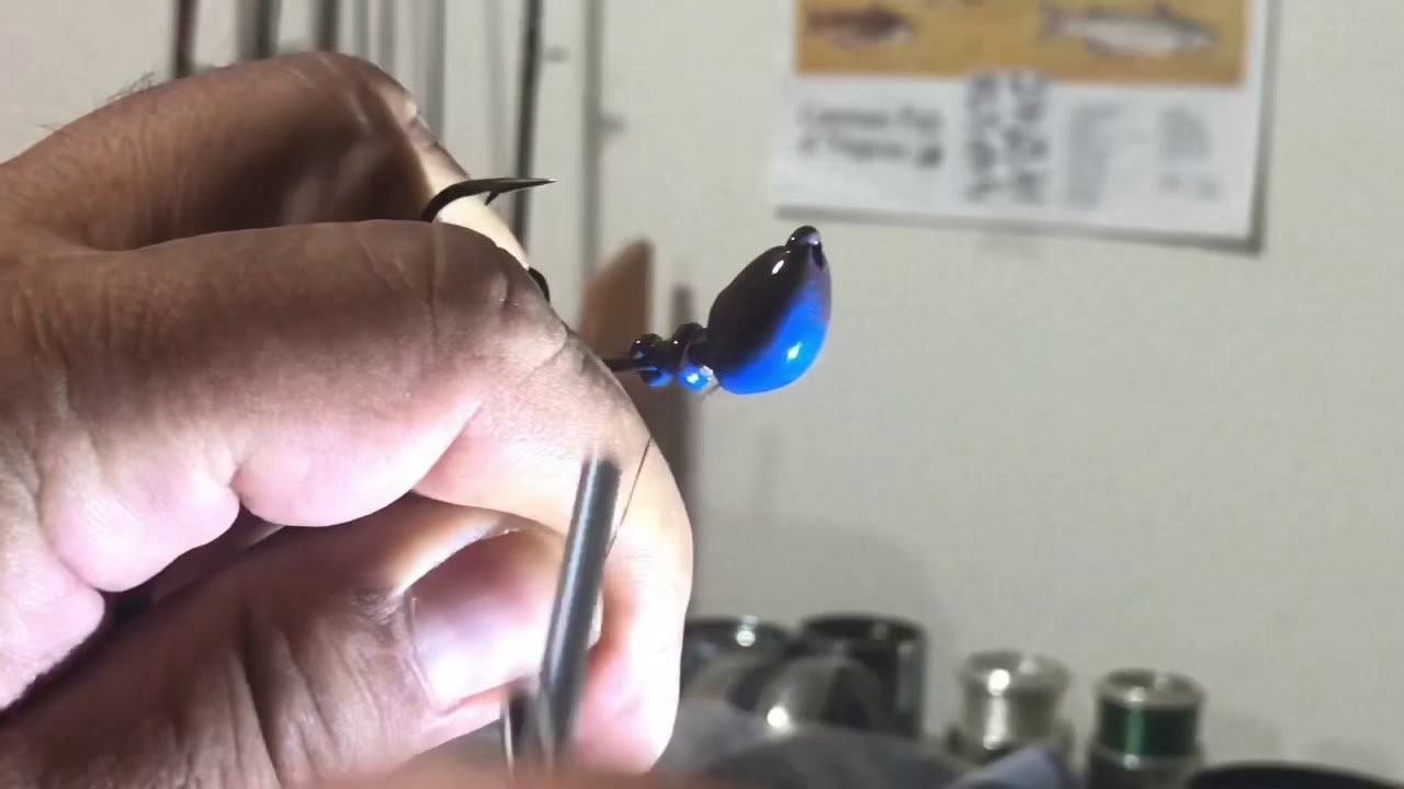 How to make a hand tied Bass jig.