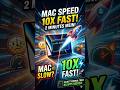 Mac Slow? 2 Minutes Mein Ultra Fast Karo! 🚀 #Shorts #macbookm5