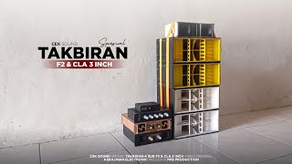 CEK SOUND MINIATUR 4 SUB SPESIAL TAKBIRAN‼️ PAKAI BOX F2 X CLA 3 INCH⚡