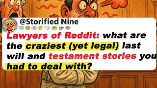 Lawyers of Reddit: what are the craziest (legal) last will and testament stories you had to deal?