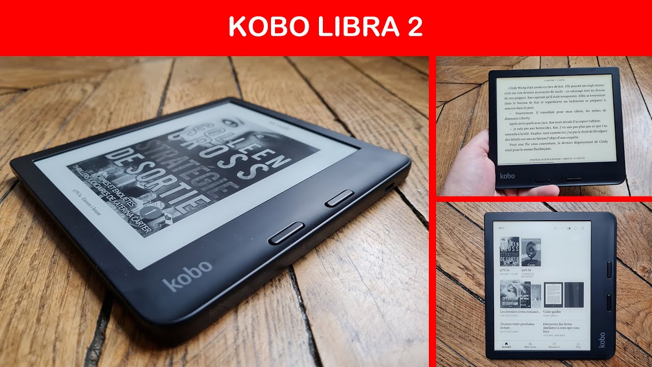 Kobo Libra 2 SleepCover Lavande - Liseuse numérique Kobo sur