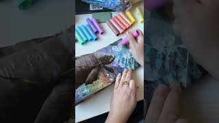 Creating a Paper Bag Junk Journal Page! #junkjournaling #paperbagbook #papercrafts #junkjournalpages