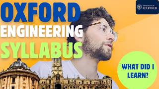 Oxford Engineering SYLLABUS - Overview and (HONEST) personal experience