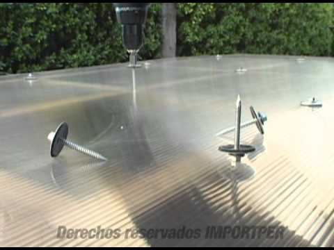 Tornillo Autoperforante Polycarbonato con Golilla EPDM