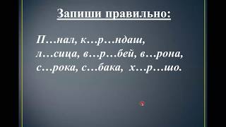 Правописание гласных в ударных и безударных слогах. #1класс #русскийязык