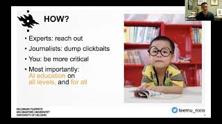 AI Basics for Schools MOOC: Live practice with experts, second live event Profile