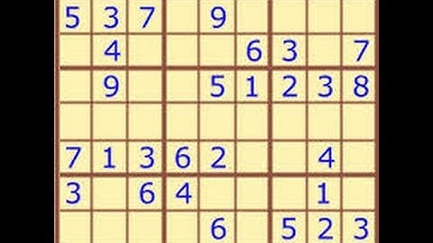 Programming Interview: Sudoku Solving Algorithm using Backtracking (Part 1)