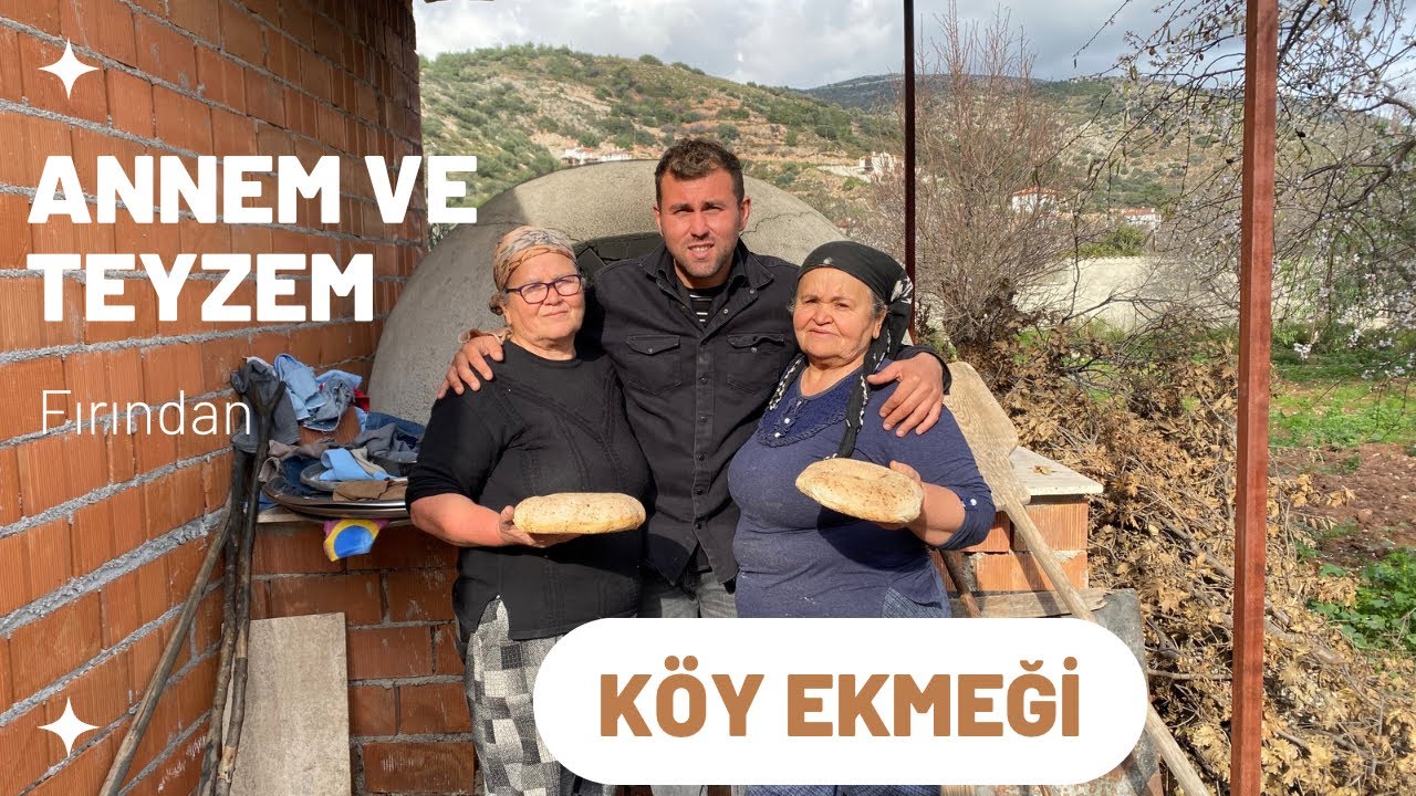 KIYMETLİ ANNEM VE TEYZEM İLE EKMEK YAPTIK - YouTube